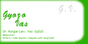 gyozo vas business card
